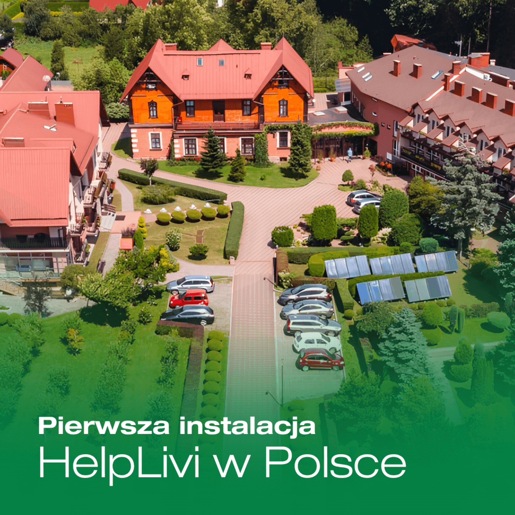 Pierwsza instalacja systemu HelpLivi w Polsce – wdrożenie rozwiązania wspierającego bezpieczeństwo i opiekę.